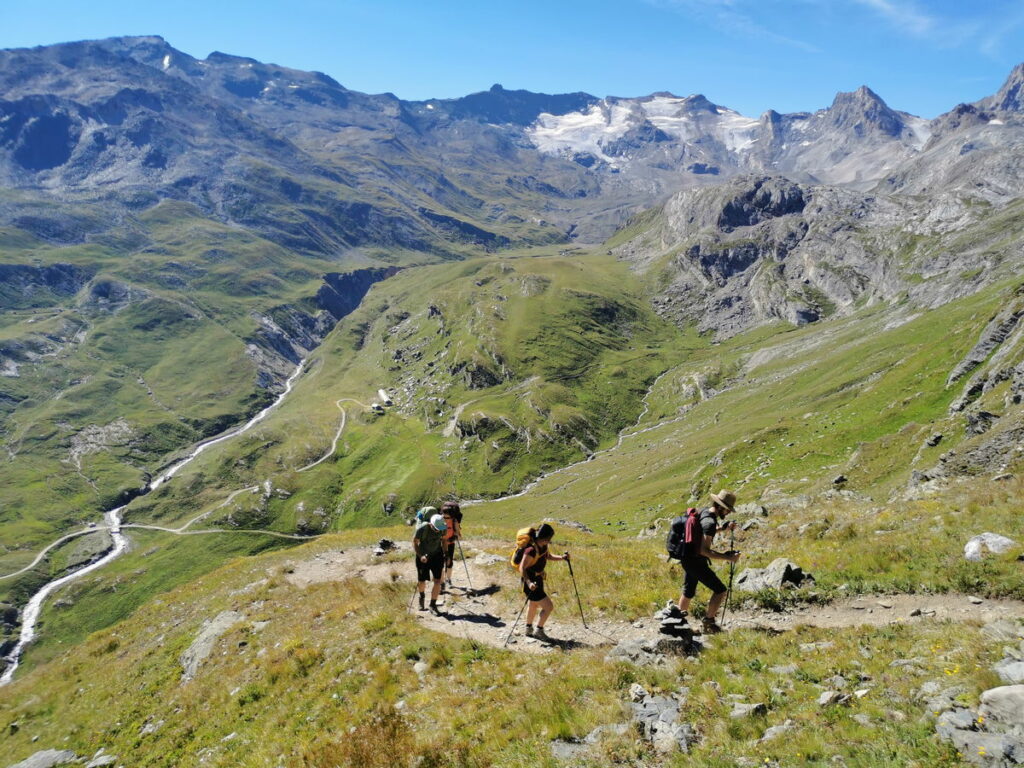 gran paradiso hut to hut hike